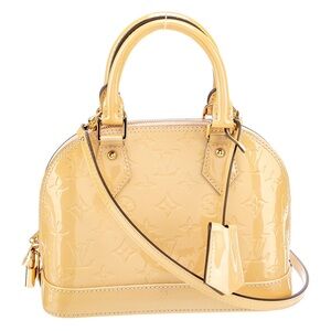Alma Handbag Monogram Vernis BB